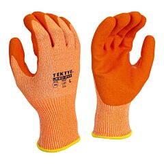 Radians Rwg703 Tektye® Hi-Vis Cut Level A4 Gloves, Size 2X-Large