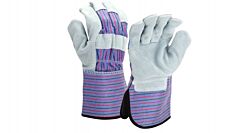 Pyramex Gl1002W Split Leather Palm Gloves, Gauntlet Cuff