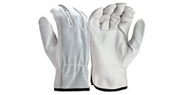 Pyramex Gl2007K Value Cow Leather Driver Gloves Split Back Keystone Thumb