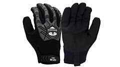 Pyramex Gl204Cht Synthetic Leather Pvc Palm Patch A6 Cut Gloves, Tpr, Hangtag