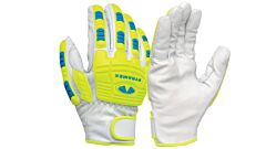 Pyramex Gl3004Cw Goatskin Driver Gloves A7 Cut Level 1 Impact