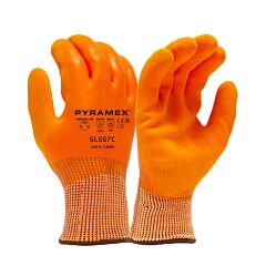 Pyramex Gl507C Insulated Latex A4 Cut Gloves, Fully Dipped