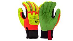Pyramex Gl803C Corded Cotton A2 Cut Gloves Level 1 Impact, Tpr
