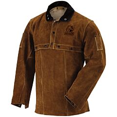Black Stallion 220Cs Side Split Cowhide Leather Cape Sleeve & 20 Inch Bib (Set)