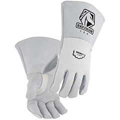 Black Stallion 750 Pearl Reversed Grain Palm Elkskin, Nomex Premium Welding Gloves