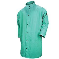 Black Stallion F9-42C 9 Oz Green Flame Resistant Cotton 42 Inch Shop Coats