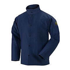 Black Stallion Fn9-30C 9 Oz Navy Flame Resistant Cotton 30 Inch Coats