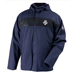 Black Stallion Jf1633-Nb Bsx Fr 9 Oz Woven Hooded Welding Jacket