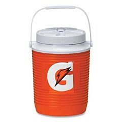 Gatorade 50423Smp Beverage Cooler, 1 Gal, Orange/White, Promo