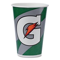Gatorade 50306Sm Logo Cup, 7 Oz, Green/Orange/White, 2500/Ca