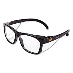 Kleenguard 49309 Maverick™ Safety Glasses, Clear Anti-Fog/Scratch Lens, Black Frame