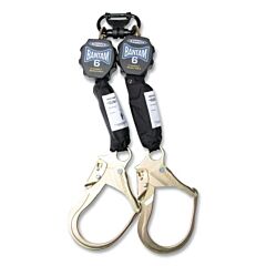 Werner R431006-Sr 6 Ft Bantam Compact Self Retracting Lifeline, Polyester Webbing, Steel Snap Hook