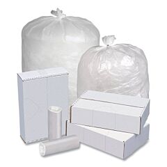 Pitt Plastics Phd33Mc Performance Hd Box Trash Liner, 33 Gal, 19 µ, 33 In W X 39 In H, Natural