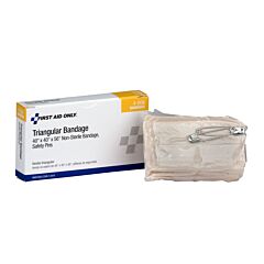 First Aid Only 4-006 40" X 40" X 56" Muslin Triangular Bandage, 1/Box