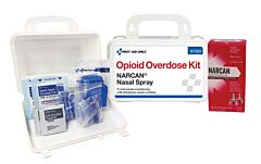 First Aid Only 91569 Plastic Naloxone Nasal Spray First Aid Kit, With Naloxone