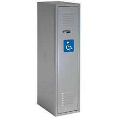 Lyon Dd5420Su Ada Compliant 12" W X 18" D X 48-5/8" H Standard Metal Locker - Assembled, Color: Dove Gray