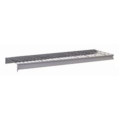 Lyon Dd66036 Bulk Storage Rack Level With Galvanized Wire Decking - 96" W X 24" D, Color: Dove Gray