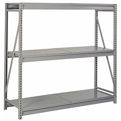 Lyon Dd67511Sd 3 Level 96" W X 24" D X 72" H Bulk Storage Rack With Solid Decking Starter, Color: Dove Gray