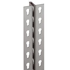 Lyon Dd72021 Rivet Rack T-Post Intermediate Upright - 120" High, Color: Dove Gray