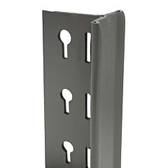 Lyon Dd8551 8000 Series Steel Shelving T-Post Upright - 2 Pack - 96" High, Color: Dove Gray