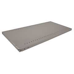 Lyon Ddj1022241 48" W X 24" D 2000 Series Steel Box Shelf - 1 Pack - 18 Gauge - Extra Heavy-Duty, Color: Dove Gray