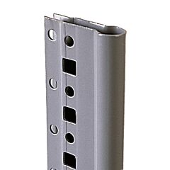 Lyon Ddj1070491 85" H 2000 Series Steel Shelving Beaded Post Upright, Color: Dove Gray