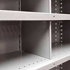 Lyon Ddj8631 Shelf Dividers For Industrial Shelving - 12 Pack - 18" D X 9" H, Color: Dove Gray