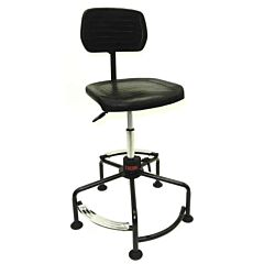 Lyon Nf2024N Adjustable Workbench Stool With Back