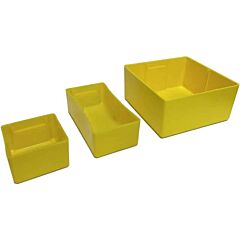 Lyon Nf240332 Plastic Bins For Modular Drawers - 3" W X 3" D X 2"H