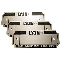 Lyon Nf5829Blank Blank Metal Locker Number Plate
