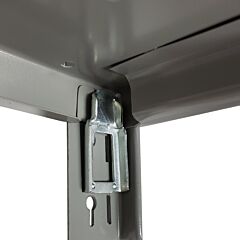 Lyon Nf8854-20 Metal Shelf Clips For 8000 Series Steel Shelving - 20 Pack