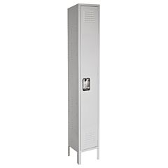 Lyon Ug5062H Single Tier 15" W X 18" D X 78" H Antimicrobial Healthcare Locker 1 Wide - Unassembled, Color: Monorail Gray