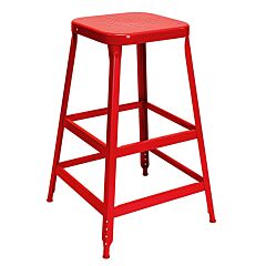 Lyon Yf231900 30" High 1901 Metal Bar Stool, Color: Red Baron
