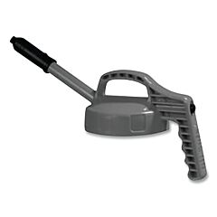 Oil Safe 100304 Stretch Spout Lid, 0.5 In Dia, Gray, Engineering Plastic