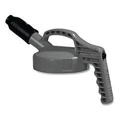 Oil Safe 100504 Stumpy Spout Lid, 1 In Dia, Gray, Engineering Plastic
