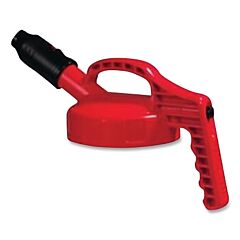 Oil Safe 100508 Stumpy Spout Lid, 1 In Dia, Red, Engineering Plastic