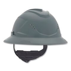 Msa 10215836 V-Gard® C1™ Hard Hat, Fas-Trac® Iii 4 Point Ratchet, Vented, Gray