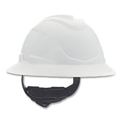 Msa 10215837 V-Gard® C1™ Hard Hat, Fas-Trac® Iii 4 Point Ratchet, Non-Vented, White