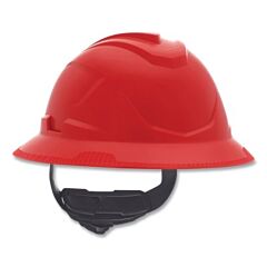 Msa 10215838 V-Gard® C1™ Hard Hat, Fas-Trac® Iii 4 Point Ratchet, Non-Vented, Red