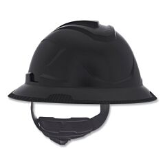 Msa 10215844 V-Gard® C1™ Hard Hat, Fas-Trac® Iii 4 Point Ratchet, Non-Vented, Black