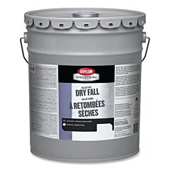 Krylon K000S4536-20 Alkyd Dry Fall Paint, 5 Gal, Pail, White, Semi-Gloss