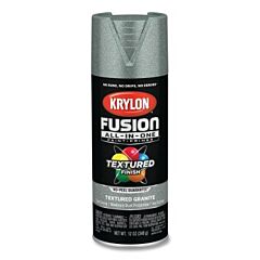 Krylon K02780007 Fusion All-In-One™ Paints + Primers, 12 Oz, Aerosol Can, Textured Granite
