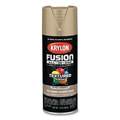 Krylon K02781007 Fusion All-In-One™ Paints + Primers, 12 Oz, Aerosol Can, Textured Desert Sand