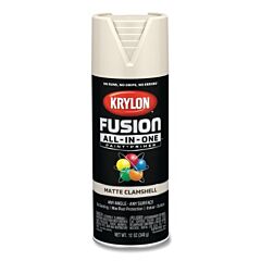 Krylon K02799007 Fusion All-In-One™ Paints + Primers, 12 Oz, Aerosol Can, Matte Clamshell