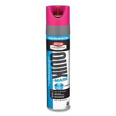 Krylon Qt0361200 Quik-Tap™ Inverted Marking Paint, 22 Oz, Aerosol Can, Fluorescent Pink, Water Based