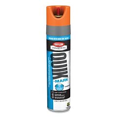 Krylon Qt0370000 Quik-Tap™ Inverted Marking Paint, 22 Oz, Aerosol Can, Fluorescent Orange, Water Based