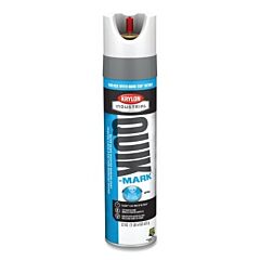 Krylon Qt0390100 Quik-Tap™ Inverted Marking Paint, 22 Oz, Aerosol Can, Apwa White, Water Based