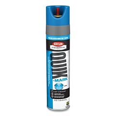 Krylon Qt0390300 Quik-Tap™ Inverted Marking Paint, 22 Oz, Aerosol Can, Apwa Blue, Water Based