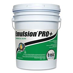Betco B06750512 Emulsion® Pro+ Wood Floor Finish And Sealer, 5 Gal, Light Amber