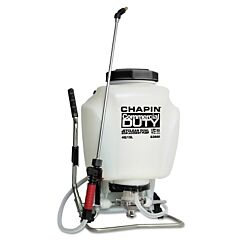 Chapin 63900 Commercial Duty Jet Clean Backpack Sprayer, 4 Gal, 20 1/2 In Ext., 48 In Hose